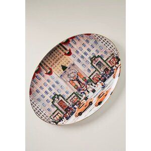 Anthropologie Holiday In The City Stoneware Platter New York 2025  Christmas New